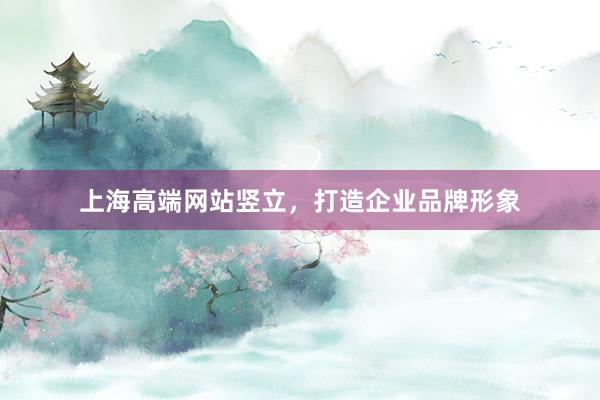 上海高端网站竖立，打造企业品牌形象