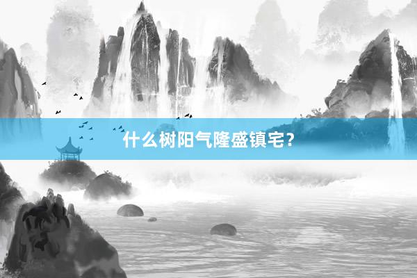 什么树阳气隆盛镇宅？